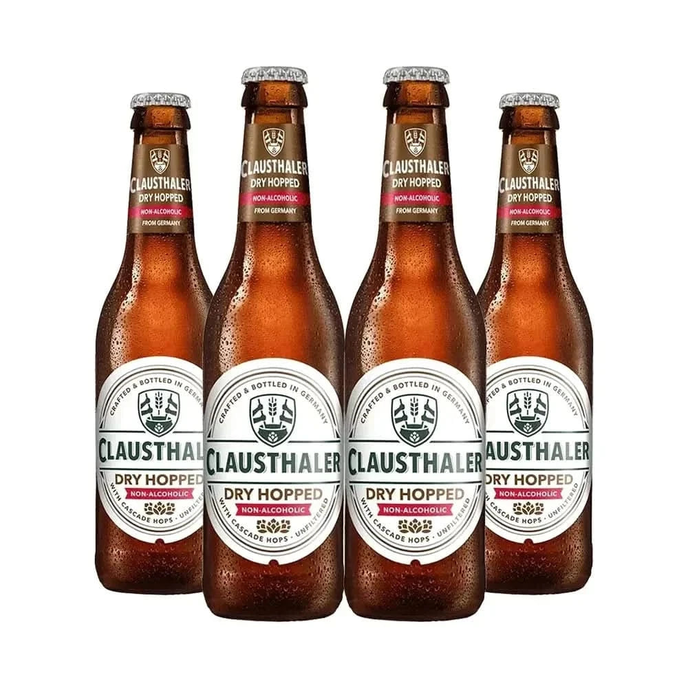 Clausthaler Unfiltered Pack of 4 Sans Drinks Bundle Clausthaler