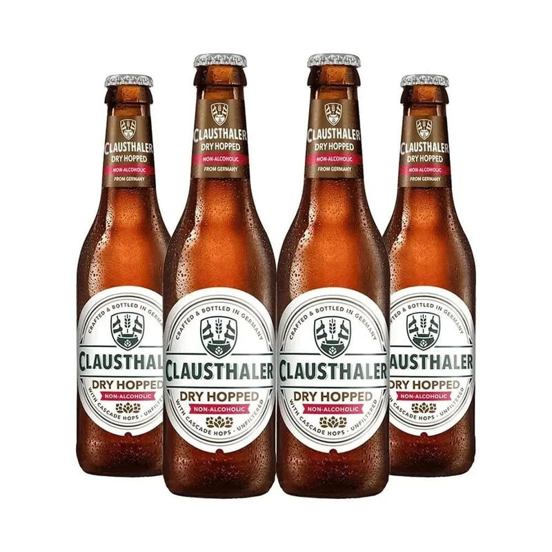 Clausthaler Unfiltered Pack of 4 Sans Drinks Bundle Clausthaler