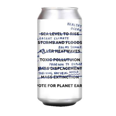 Cloudwater A Vote For Planet Earth NEIPA Single Craft Beer Cloudwater Brew Co