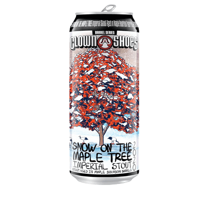 Clown Shoes Snow on the Maple Tree BA Stout Single Craft Beer Clown Shoes Beer