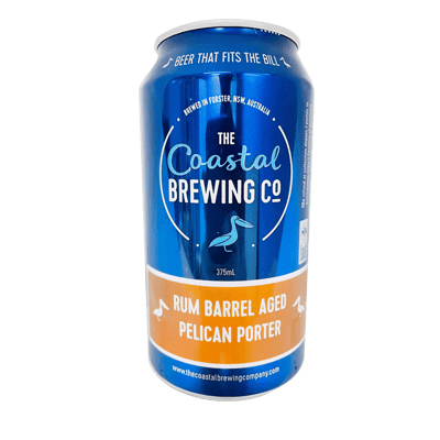 Coastal Rum Barrel Aged Pelican Baltic Porter 375ml Can Craft Beer The Coastal Brewing Company