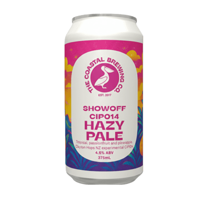 Coastal Showoff CIP014 Hazy Pale 375ml Can Craft Beer The Coastal Brewing Co