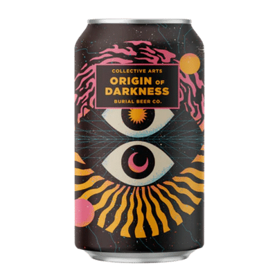 Collective Arts/Burial Origin of Darkness Madeira Whiskey Barrel Aged Imperial Stout with Pecans & Coffee 355ml Can Craft Beer Collective Arts Brewing