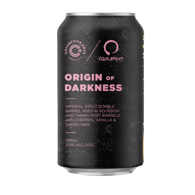 Collective Arts/Equilibrium Origin of Darkness Imperial Stout 355ml Can Craft Beer Collective Arts Brewing