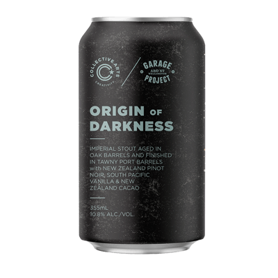 Collective Arts/Garage Project Origin of Darkness Aged Imperial Stout 355ml Can Craft Beer Collective Arts Brewing