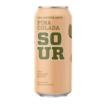 Collective Arts Pina Colada Sour Ale Single Craft Beer Collective Arts Brewing