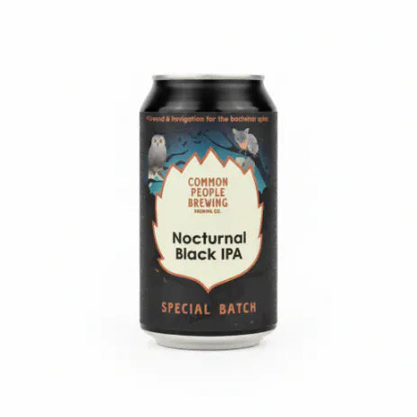 Common People Nocturnal Black IPA 375ml Can Craft Beer Common People Brewing Co