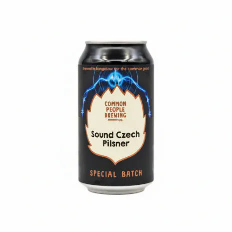 Common People Sound Czech Pilsner 375ml Can Craft Beer Common People Brewing Co