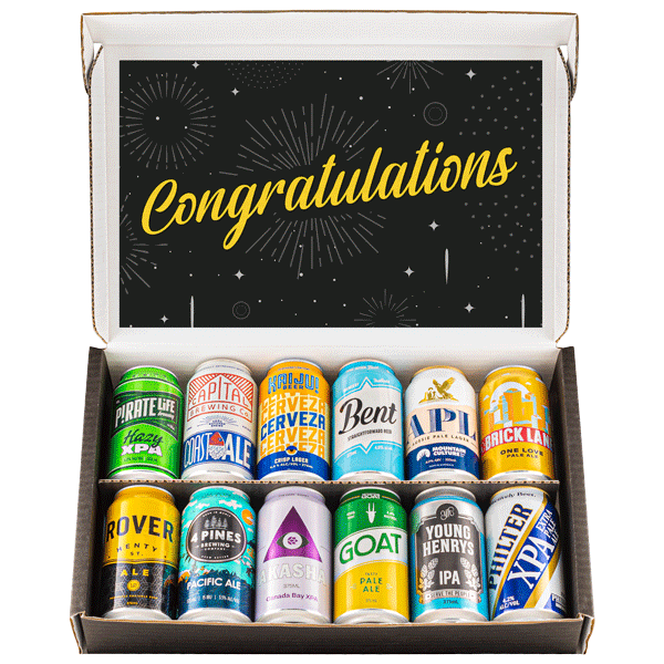 Congratulations Beer Box Dozen Brews Core Beer Cartel