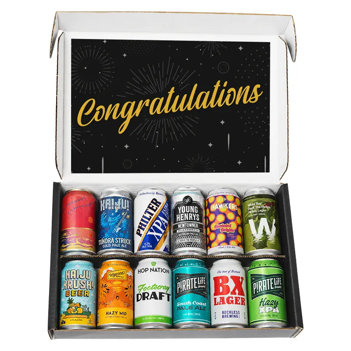 Congratulations Beer Box Dozen Brews Core Beer Cartel