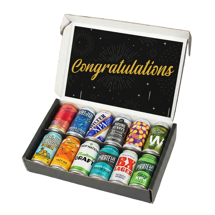Congratulations Beer Box Dozen Brews Core Beer Cartel