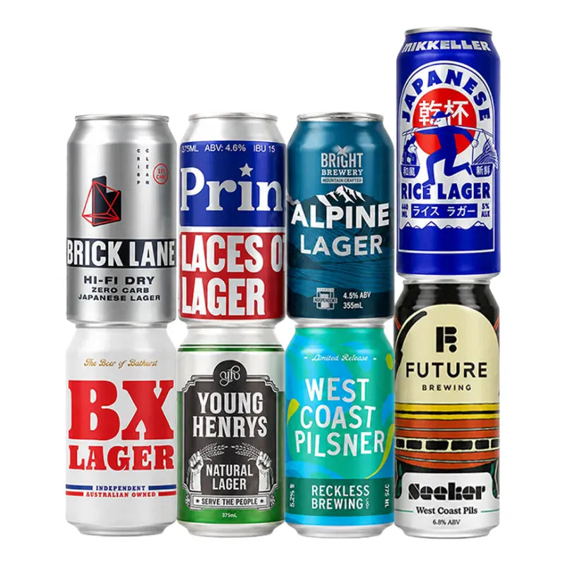 Crispy Lager Mixed Pack Mix Packs Beer Cartel