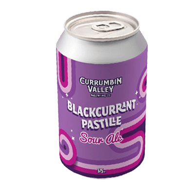 Currumbin Blackcurrant Pastille Sour Ale 375ml Can Craft Beer Currumbin Valley Brewing