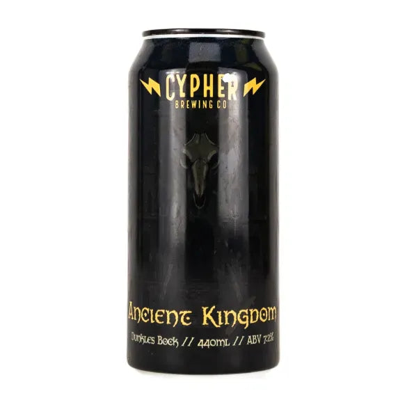 Cypher Ancient Kingdom Dunkles Bock 440ml Can Craft Beer Cypher Brewing Co