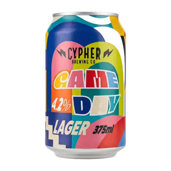 Cypher Gameday Lager 375ml Can Craft Beer Cypher Brewing Co