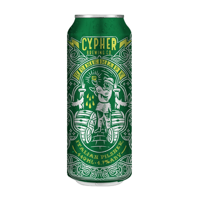 Cypher Homemade Italian Style Pilsner 440ml Can Craft Beer Beer Cartel