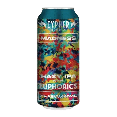 Cypher Madness Hazy IPA 440ml Can Craft Beer Cypher Brewing Co