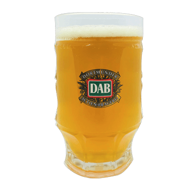 DAB 500ml Beer Mug Glassware DAB (Dortmunder Actien Brauerei)