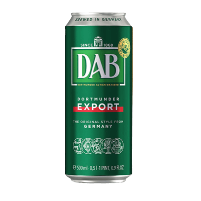 DAB Dortmunder Original Lager 500ml Can Craft Beer Dortmunder