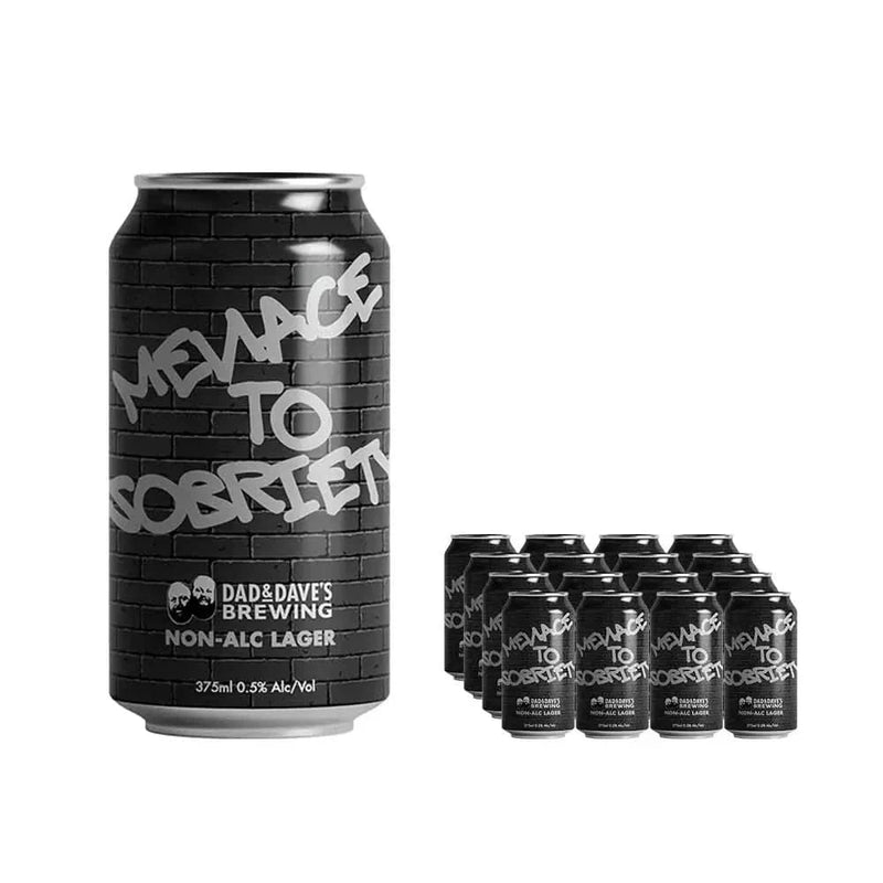 Dad & Dave's Menace to Sobriety Pack of 16 Sans Drinks Bundle Dad & Dave's