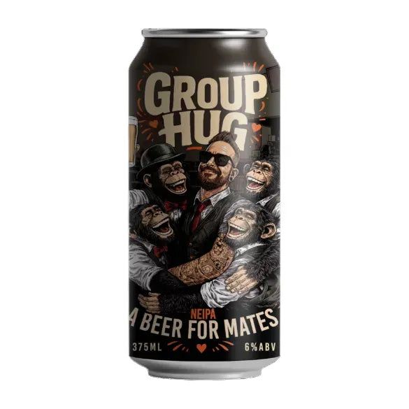Dad & Dave  x Monkey Bar Group Hug NEIPA 375ml Can Craft Beer Dad & Dave's
