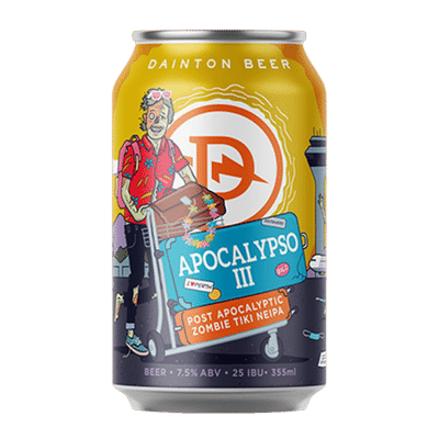 Dainton Apocalypso III Post Apocalyptic Zombie Tiki NEIPA 355ml Can Craft Beer Dainton Brewery
