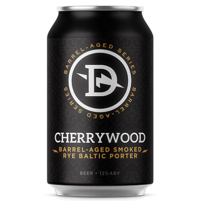 Dainton Cherrywood Barrel-Aged Smoked Rye Baltic Porter 355ml Can Craft Beer Dainton Brewery