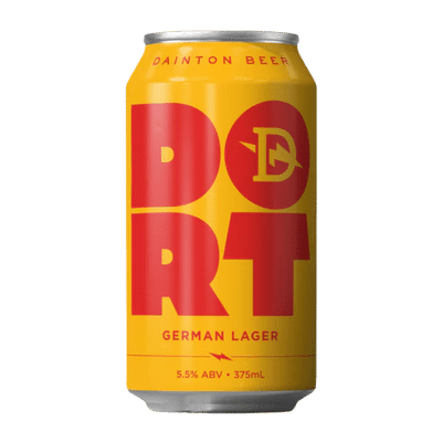 Dainton Dort German Lager 375ml Can Craft Beer Dainton Brewery