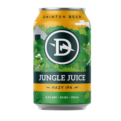 Dainton Jungle Juice Hazy IPA Craft Beer Dainton Brewery