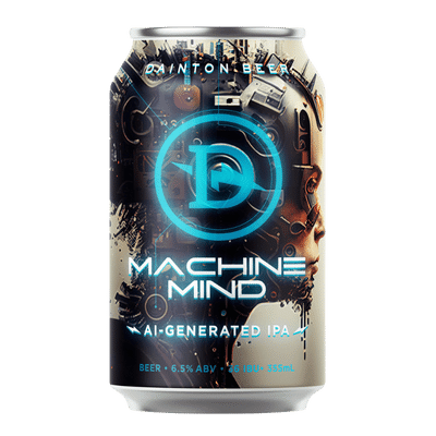 Dainton Machine Mind AI-Generated IPA 355ml Can Craft Beer Dainton Brewery