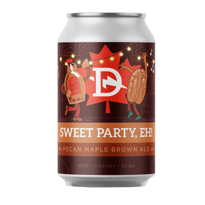 Dainton Sweet Party, Eh! Pecan Maple Brown Ale 355ml Can Craft Beer Dainton Brewery
