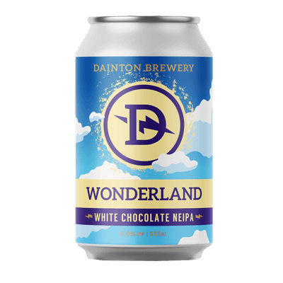 Dainton Wonderland White Chocolate NEIPA Craft Beer Dainton Brewery
