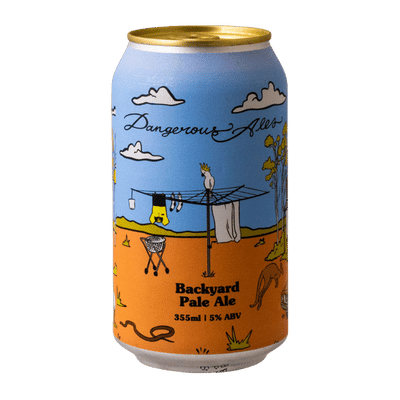 Dangerous Ales Backyard Pale Ale 355ml Can Craft Beer Dangerous Ales