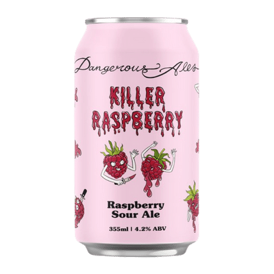 Dangerous Ales Killer Raspberry Sour Ale 355ml Can Craft Beer Dangerous Ales