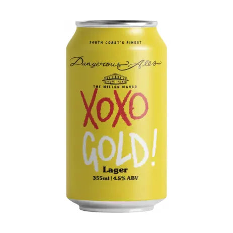Dangerous Ales The Milton Mango XOXO Gold Lager 355ml Can Craft Beer Dangerous Ales