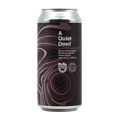 Deeds A Quiet Deed 2023 Black Forest Gateau Blended Imperial Pastry Stout 440ml Can Craft Beer Deeds Brewing