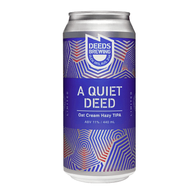 Deeds A Quiet Deed Oat Cream Hazy TIPA Single Craft Beer Deeds Brewing