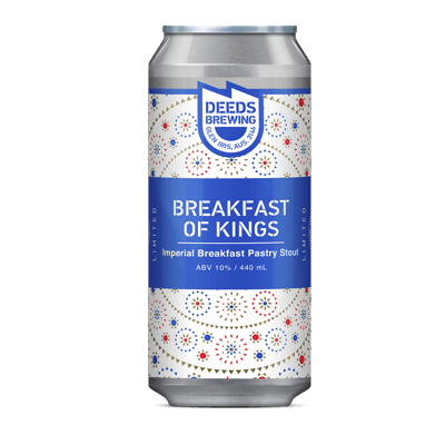 Deeds Breakfast of Kings Imperial Pastry Stout Craft Beer Deeds Brewing