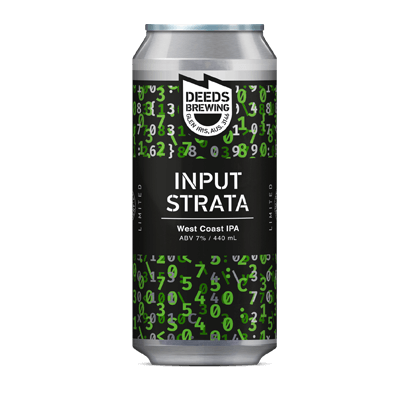 Deeds Brewing Input Strata WCIPA 440ml Can Craft Beer Deeds Brewing