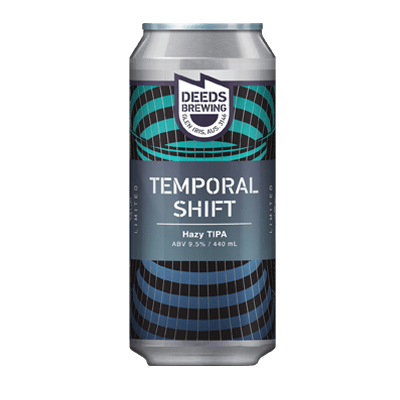 Deeds Brewing Temporal Shift Hazy TIPA 440ml Can Craft Beer Deeds Brewing