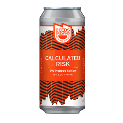 Deeds Calculated Risk Saison Single Craft Beer Deeds Brewing
