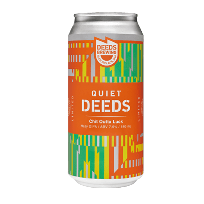 Deeds Chit Outta Luck Hazy DIPA Single Craft Beer Deeds Brewing