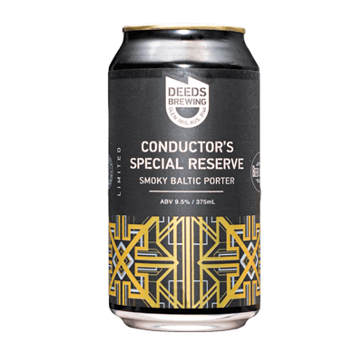Deeds Conductor's Special Reserve Porter 375ml Can Craft Beer Deeds Brewing