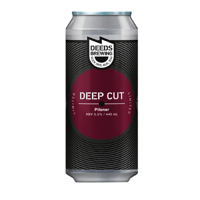 Deeds Deep Cut Pilsner 440ml Can Craft Beer Deeds Brewing