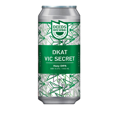 Deeds DKAT Vic Secret Hazy DIPA 440ml Can Craft Beer Deeds Brewing