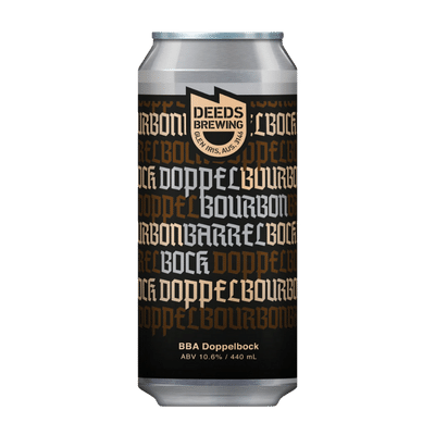 Deeds Doppel Bourbon Barrel Bock 440ml Can Craft Beer Deeds Brewing