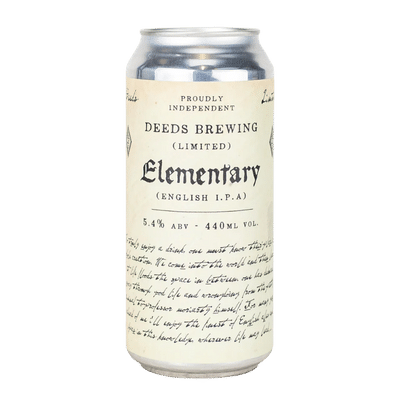 Deeds Elementary English IPA 440ml Can Craft Beer Deeds Brewing
