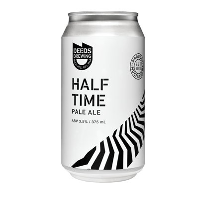 Deeds Half Time Pale Ale 375ml Can Craft Beer Deeds Brewing