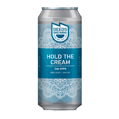 Deeds Hold The Cream Oat DIPA Single Craft Beer Deeds Brewing