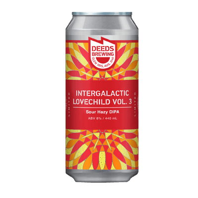 Deeds Intergalactic Lovechild V3 Sour Hazy DIPA Craft Beer Deeds Brewing
